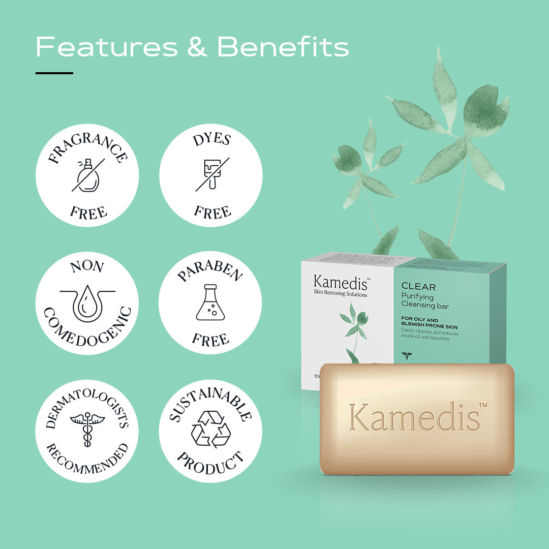Kamedis Clear Purifying Cleansing Bar